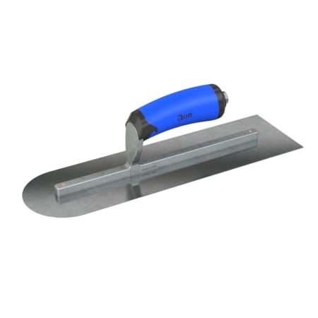 Steel City Trowels By Bon el, Square/Round End, Carbon Steel, 14 X 4, Comfort Grip 67-260